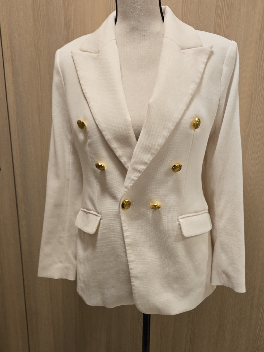 Banana Republic Ivory Tailored Jacket
